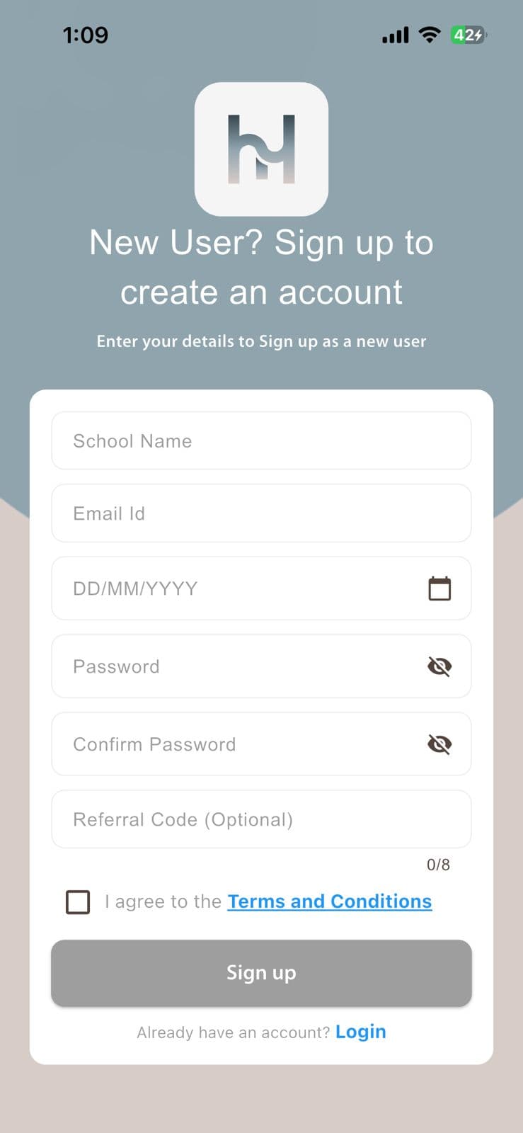 Sign Up